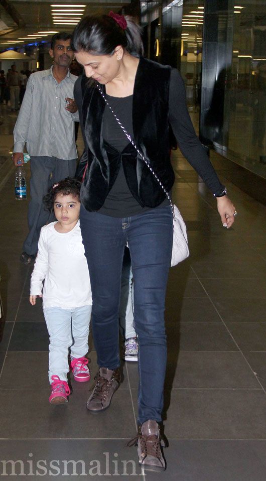 Sushmita Sen with Daughter Alisah