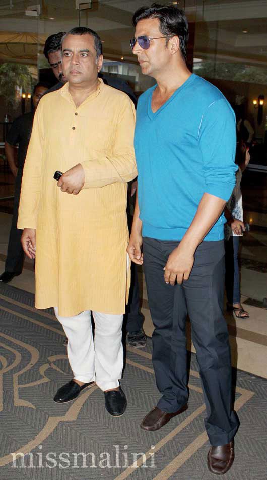 Akshay Kumar with Paresh Rawal