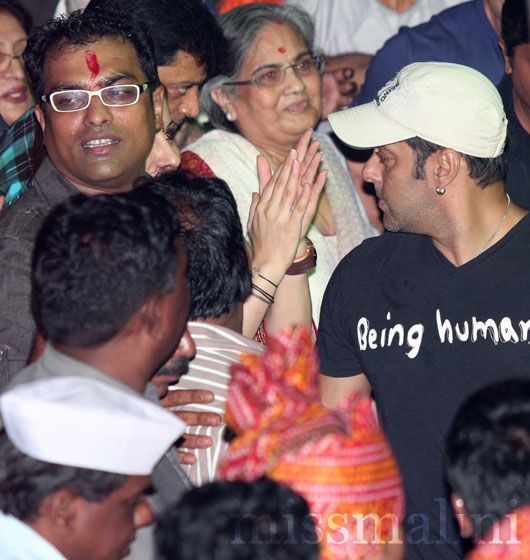 Salman with his Mother