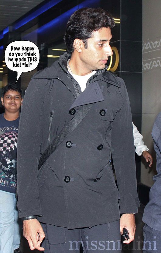 Abhishek Bachchan at Mumbai airport