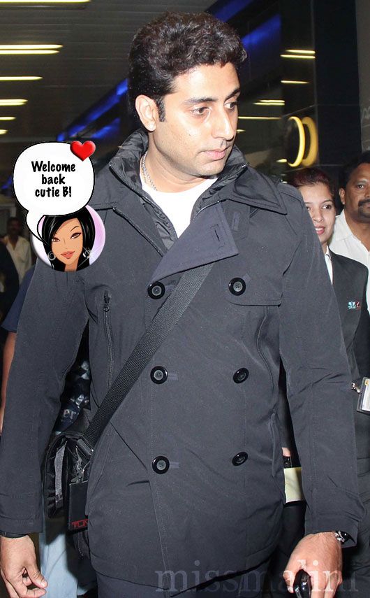 Spotted: Abhishek Bachchan at the Airport Too!