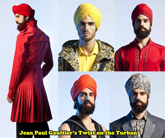 Jean Paul Gaultier Goes Turban Chic!