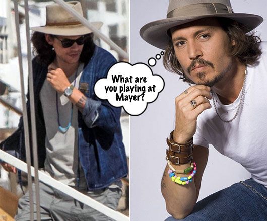 John Mayer and Johnny Depp