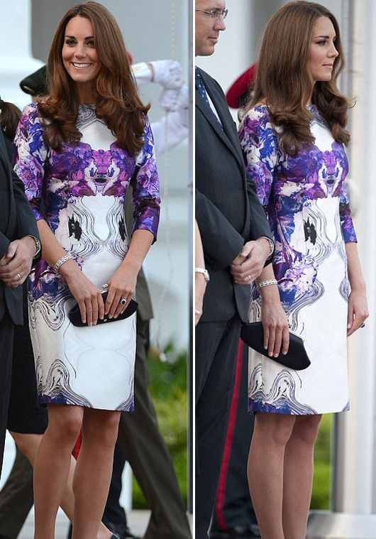 Catherine, Duchess of Cambridge in Prabal Gurung (Pix: Mark Large / The Daily Mail)