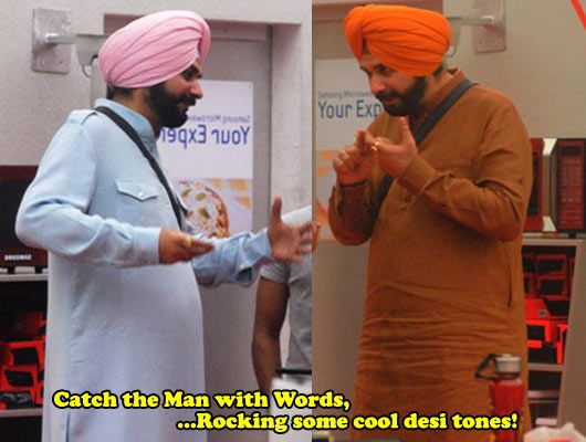 Navjot Singh Siddhu has an impressive collection of colours in his 'kurta' and 'pathan' suits