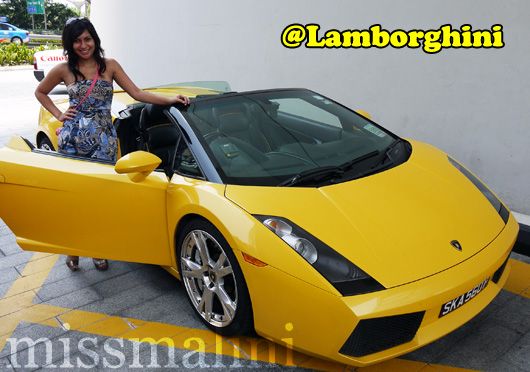 MissMalini at the Lamborghini Ultimate Drive