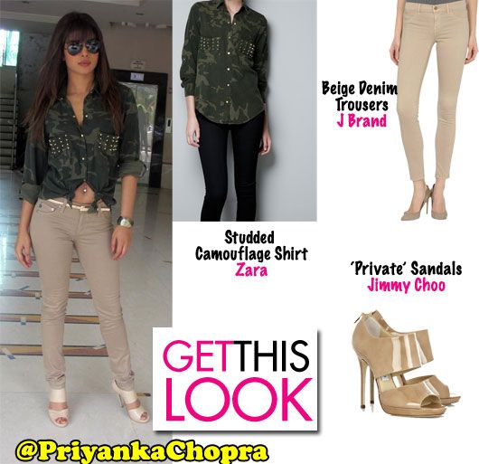 Get This Look: Priyanka Chopra in Zara & J Brand