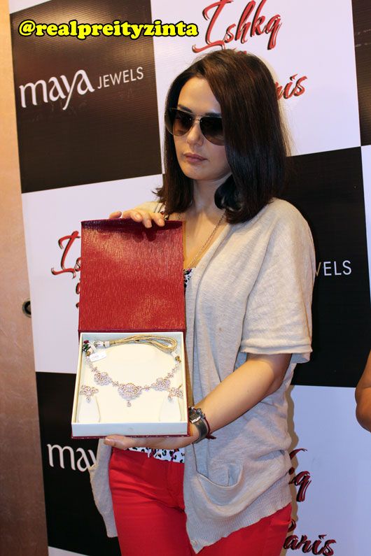 Preity Zinta unveils new festive collection for Maya Jewels