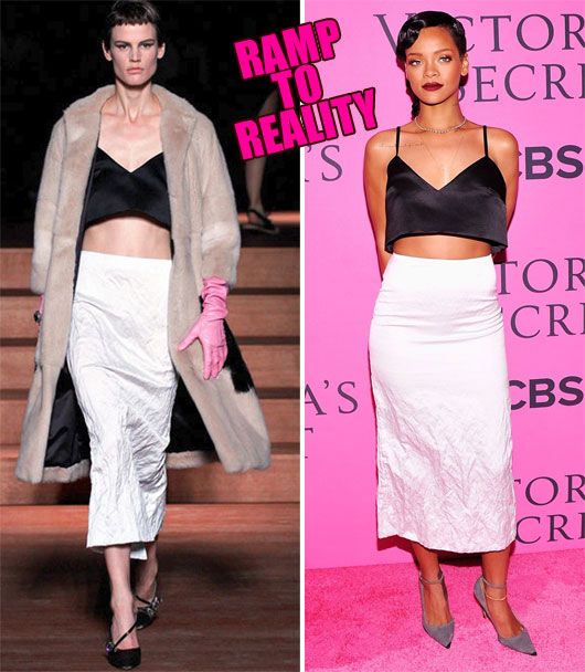 Ramp to Reality: Rihanna in Miu Miu