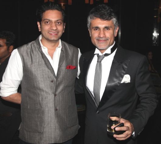 Raghavendra Rathore and Arjun Khanna at Johnnie Walker Jet Black Party 2012