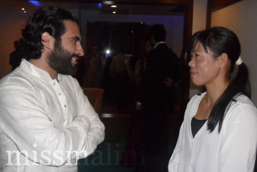 Mike Melli chats with Mary Kom