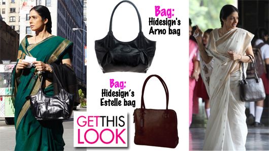 Sridevi wears Hidesign bags in English Vinglish