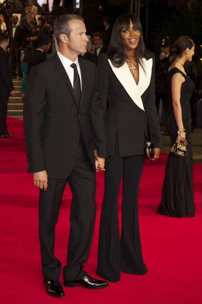Naomi Campbell & partner Vladimir Doronin at the "Skyfall" Royal premiere