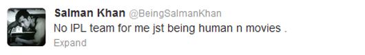 Salman's tweet