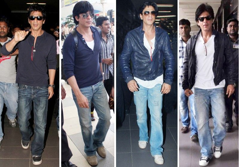 Shah Rukh Khan at the Mumbai Airport