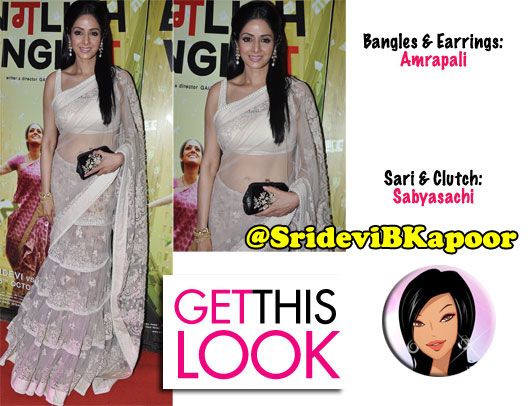 Get This Look: Sridevi in Sabyasachi and Amrapali