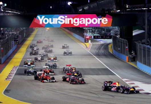 Singapore Grand Prix start of the race