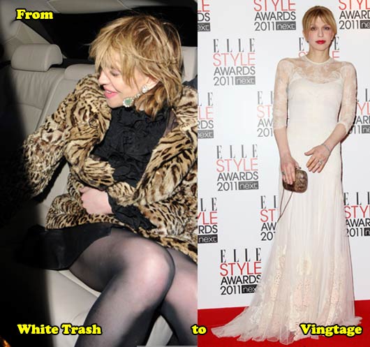Courtney is a chameleon when it comes to cleaning up ( Image: Google Images)