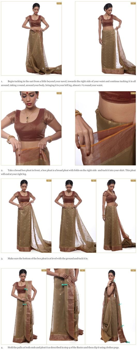 Bengali saree draping 2024 style step by step