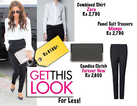Get This Look for Less: Victoria Beckham’s Trouser Ensemble