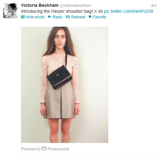 Victoria Beckham's tweet