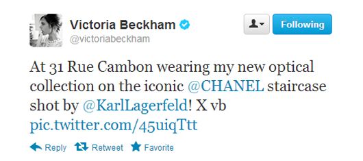 Fashion icon Karl Lagerfeld shoots Victoria Beckham for Elle