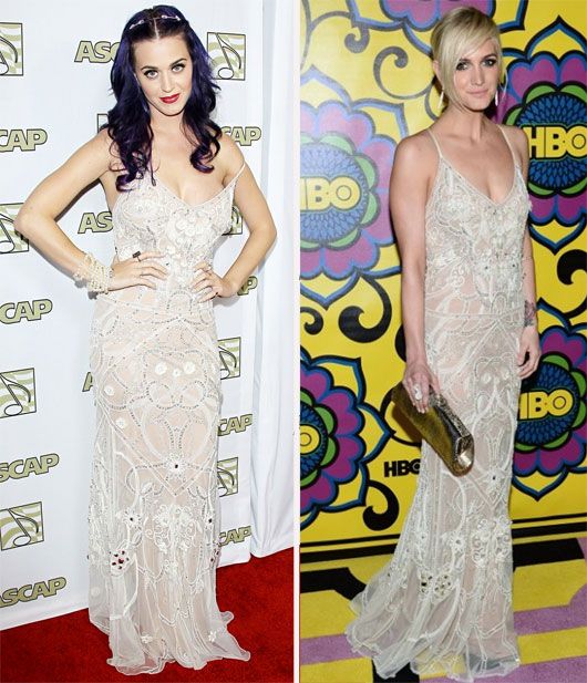 Who Wore it Better? Katy Perry or Ashlee Simpson.