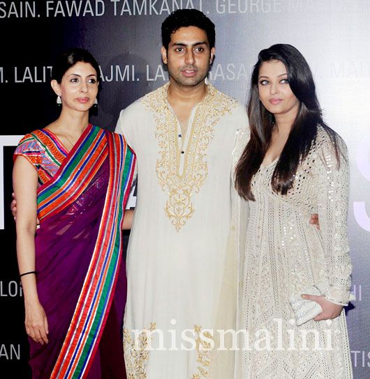 Shweta Nanda, Abhishek Bachchan and Aishwarya Rai Bachchan