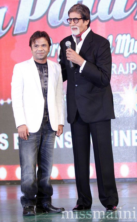 Rajpal Yadav and Amitabh Bachchan