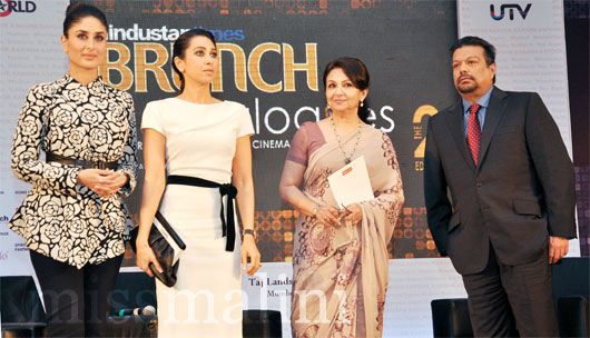 Kareena Kapoor, Karisma Kapoor, Sharmila Tagore and Vir Sanghvi