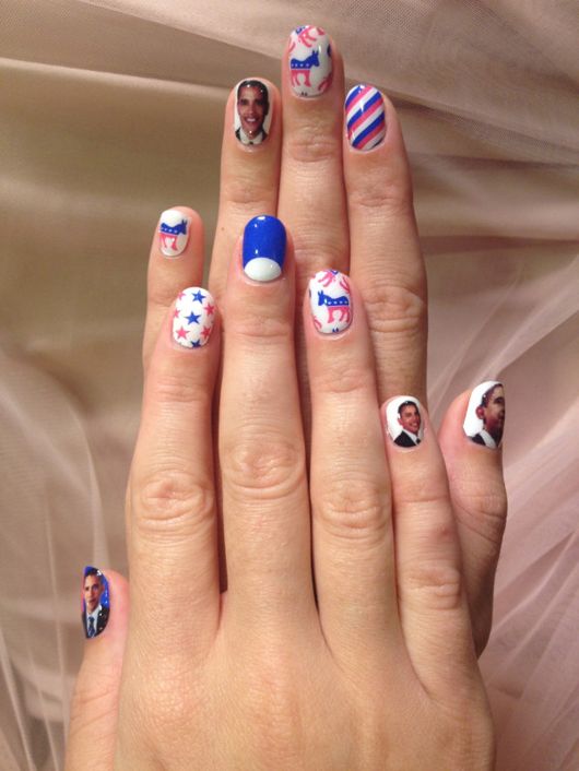 Katy Perry's Obama nails