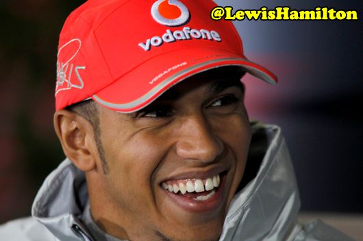 Lewis Hamilton at the Vodafone Speedfest in Mumbai