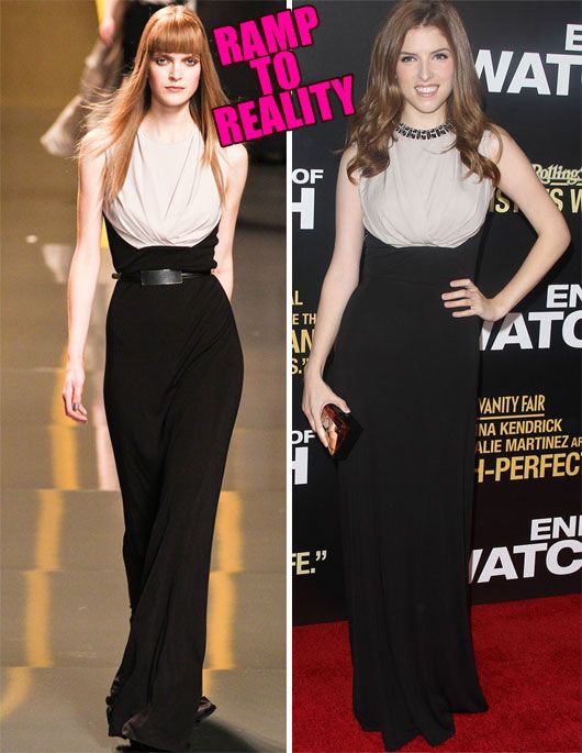 Ramp to Reality: Anna Kendrick in Elie Saab