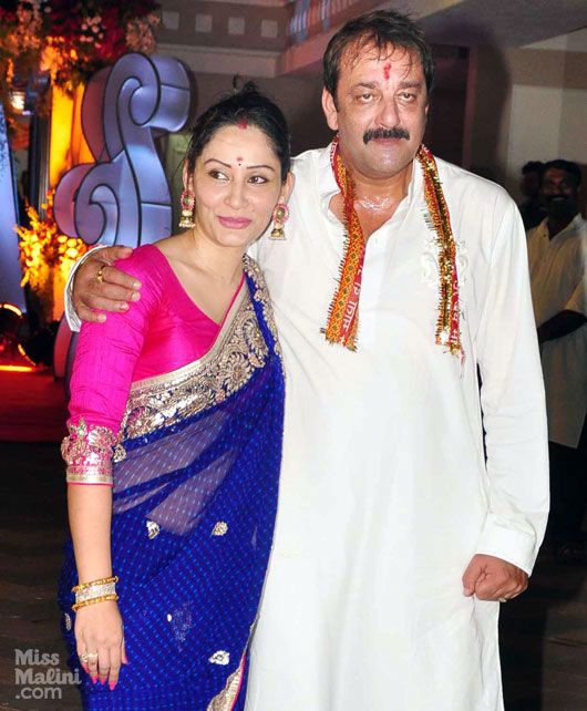 Maanyata Dutt and Sanjay Dutt