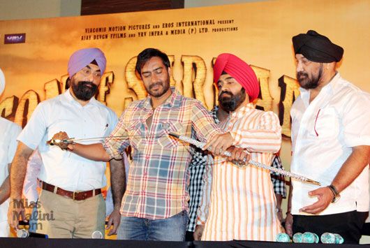 Ajay Devgn and the members of Punjabi Cultural Heritage Board