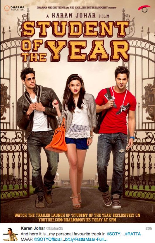 Song Promo: Ratta Maar from Student of the Year