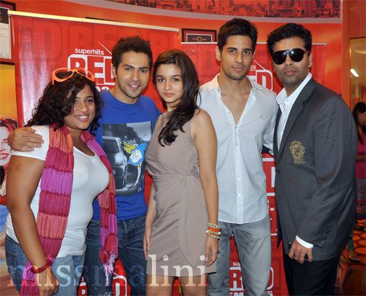 Karan Johar and ‘Student of the Year’ Cast at Red FM 93.5
