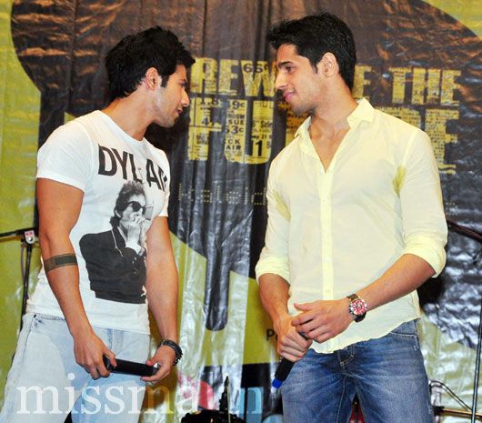 Varun Dhawan and Siddharth Malhotra