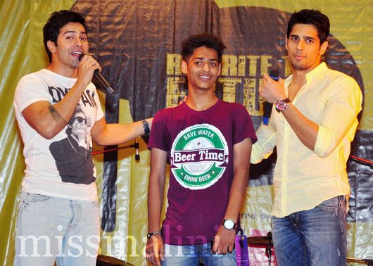 Varun Dhawan and Siddharth Malhotra