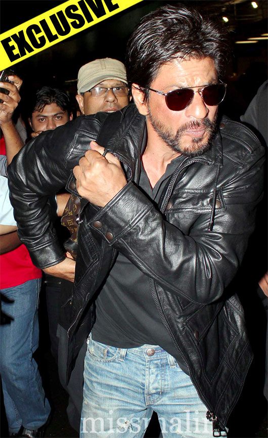 Spotted: Shah Rukh Khan at Mumbai Airport