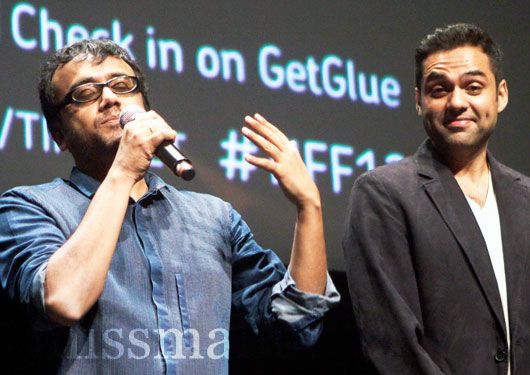 Spotted: Abhay Deol and Dibakar Banerjee at Toronto Inernational Film Festival