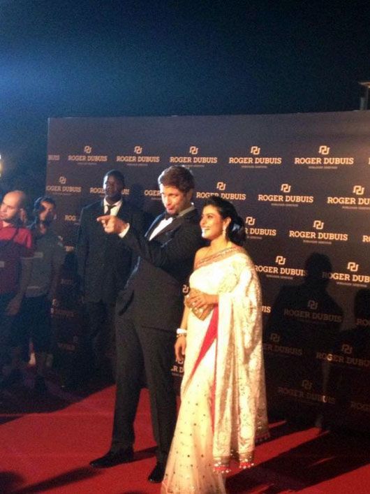 Spotted: Kajol and Gerard Butler at the Roger Dubuis Store Opening in Dubai
