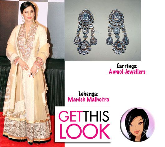 Get This Look: Urmila Mantondkar in Manish Malhotra & Anmol Jewellers