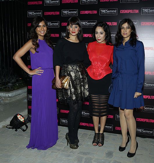 MissMalini, Shilpa Dhingra, Cosmopolitan Editor, Nandini Bhalla and Rina Dhaka