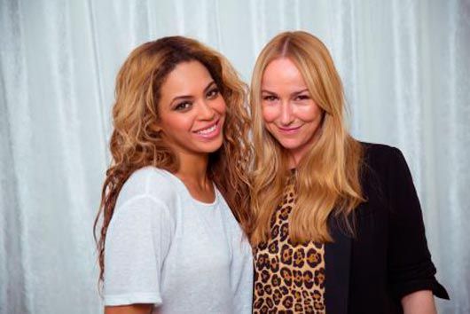 Beyonce and Frida Giannini