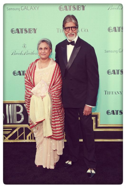Spotted: Amitabh &#038; Jaya Bachchan at The Great Gatsby Premiere!