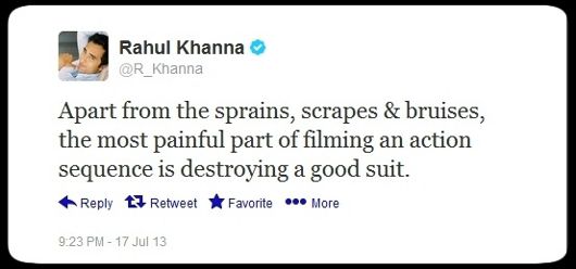 Rahul Khanna's tweet on 24 India