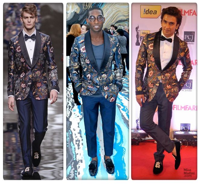 Tinie Tempah's Louis Vuitton Mens Fall 2014 Show Chapman Brothers x Louis  Vuitton Fall 2013 Floral Embroidered Blazer.