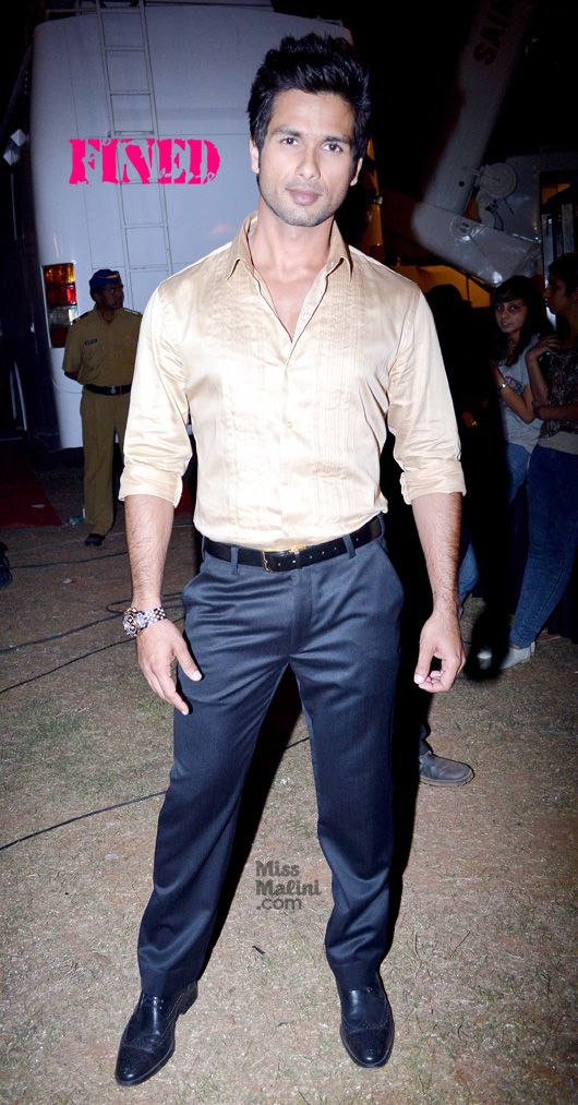 Shahid Kapoor at the Umang Police Awards 2013
