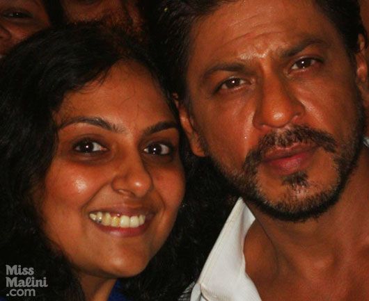 Alpfa Girl with Shah Rukh Khan